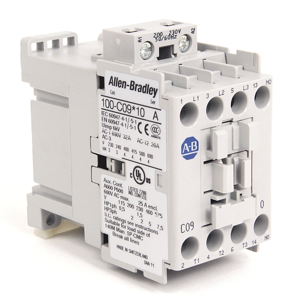 Allen-Bradley 100-C09D10 IEC Contactor | 9A 120V Coil | Bulletin 100-C MCS-C