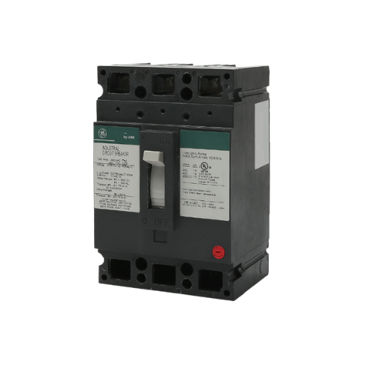 GE TED136050WL - Molded Case Circuit Breaker Feed-Thru - 50 Amp - 3 Pole - 600 Volt