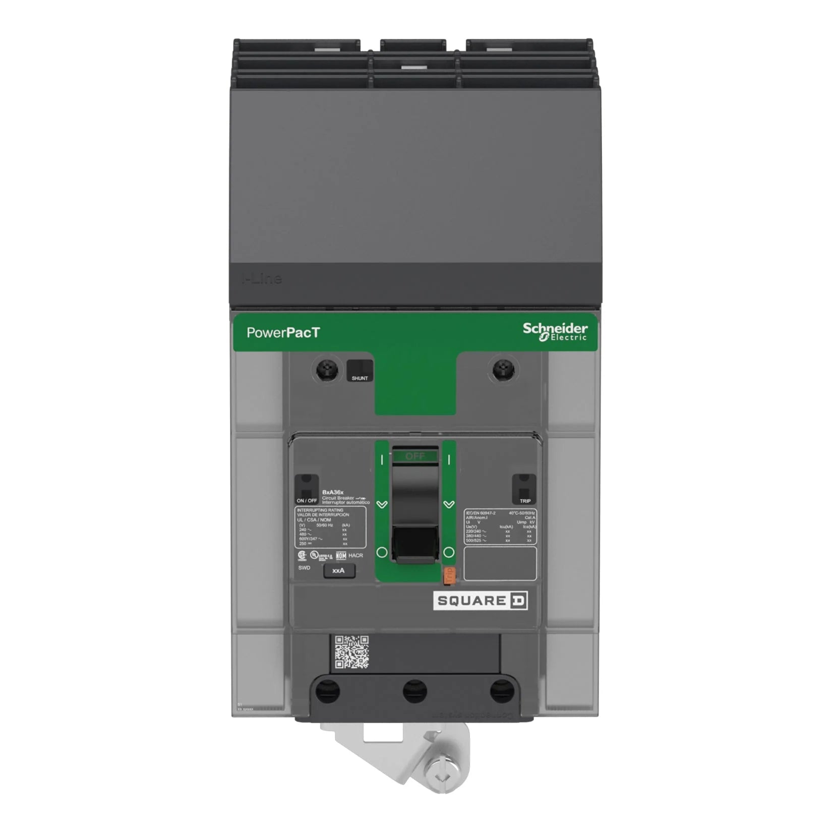 Square D - BJA36020 20A 3-Pole 600V I-Line Plug-In Circuit Breaker