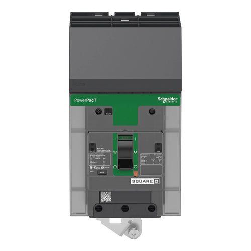 Square D BJA36030 PowerPacT B 30 Amp 3 Pole 600V I-Line molded case circuit breaker front view