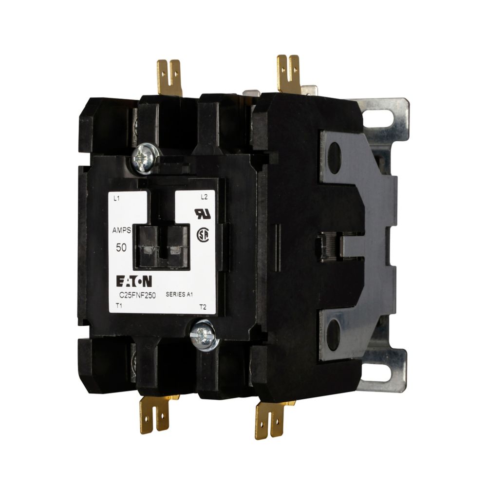 Eaton C25FNE350A – 50 Amp Definite Purpose Contactor | 3-Pole | 120V Coil