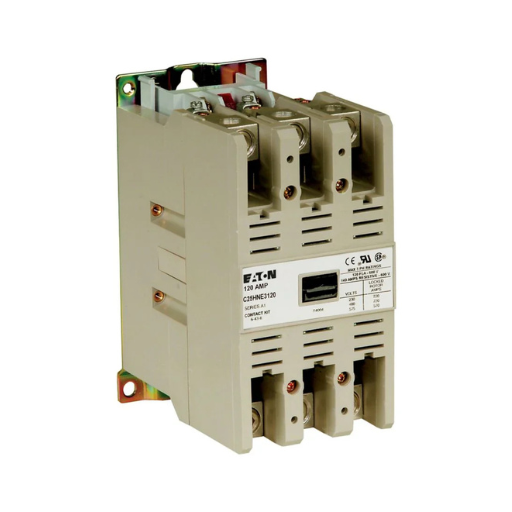 Eaton C25HNE3120A Definite Purpose Contactor | 120A, 3-Pole, 600VAC, 110/120V Coil