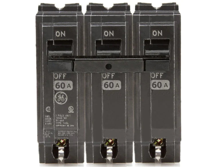 THQL32060 - GE - 60 Amp Circuit Breaker Plug-In - 60 Amp - 3 Pole - 240 Volt