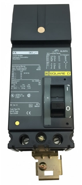 FA26060AB - Square D - Circuit Breaker I-Line PlugIn - 60 Amp - 2 Pole - 600 Volt