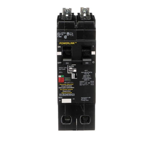 ECB24030G3 - Square D - Molded Case Circuit Breaker Bolt-On - 30 Amp - 2 Pole - 480 V