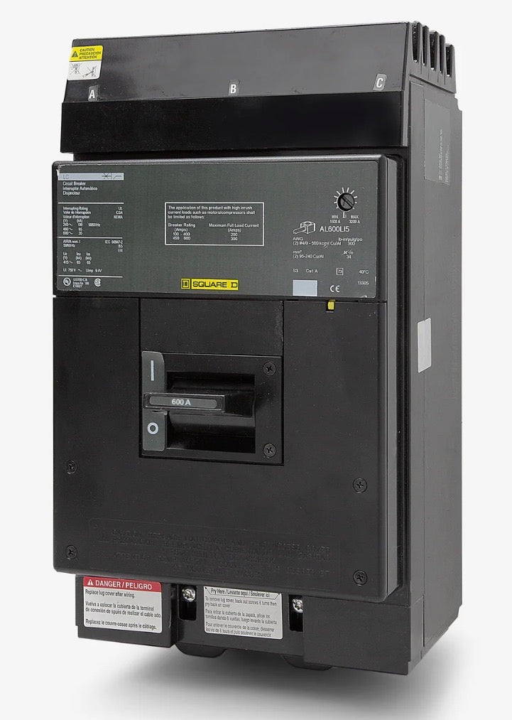 LC36600 - Square D - Molded Case Circuit Breaker I-Line Plug-In - 600 Amp - 3 Pole - 600 Volt
