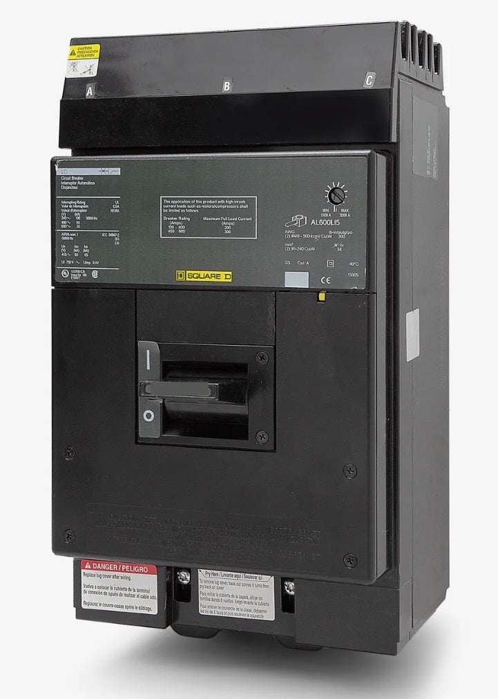 LC36300 - Square D - Molded Case Circuit Breaker I-Line Plug-In - 300 Amp - 3 Pole - 600 Volt