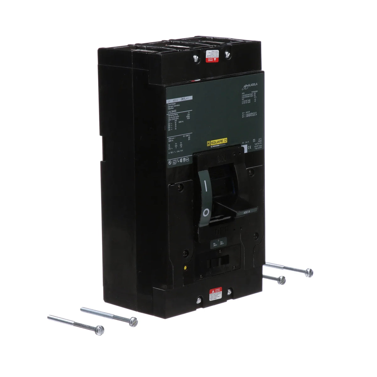 LHL36400 - Square D - Molded Case Circuit Breaker Feed-Thru - 400 Amp - 3 Pole - 600 Volt