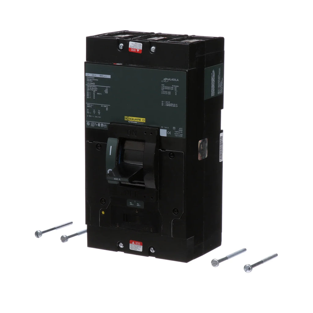 LHL36400 - Square D - Molded Case Circuit Breaker Feed-Thru - 400 Amp - 3 Pole - 600 Volt