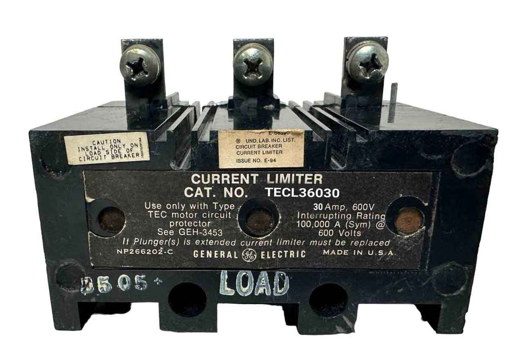 TECL36030 - General Electrics - Molded Case Circuit Breakers Feed-Thru - 30 Amp - 3 Pole - 600 V