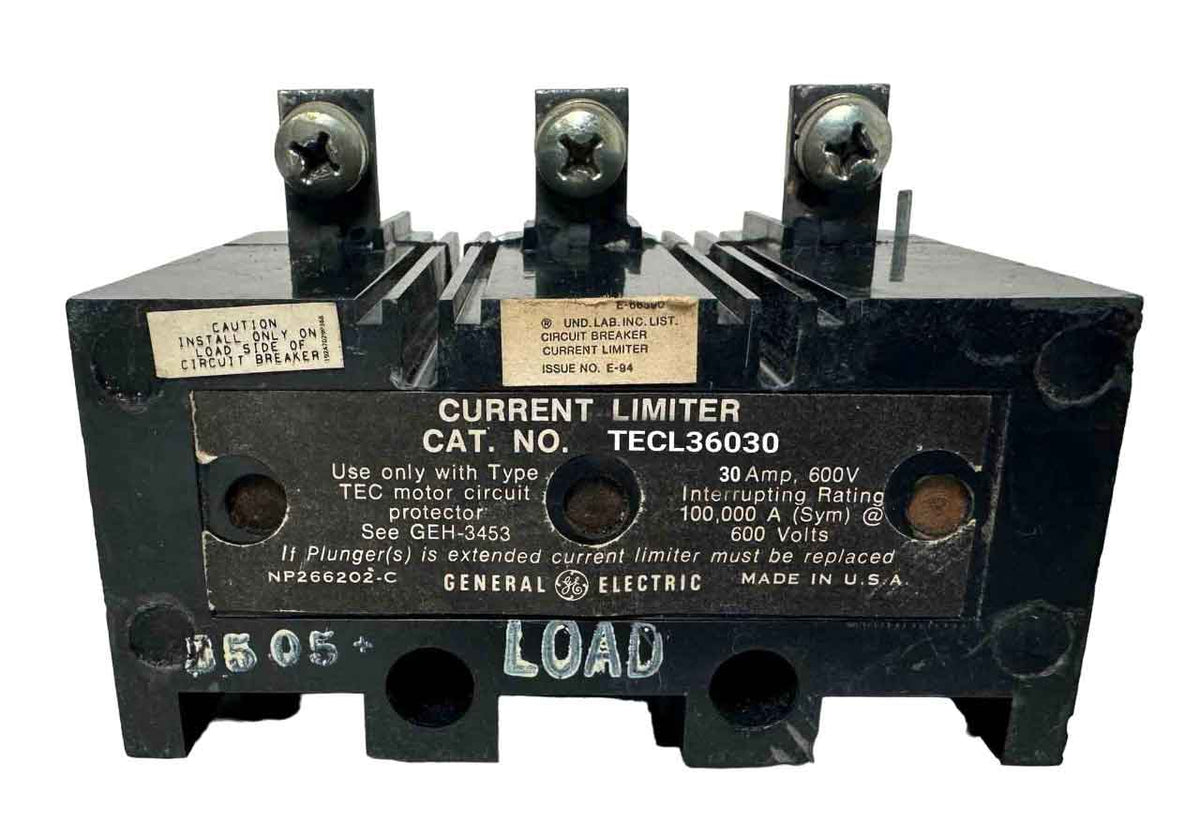 TECL36030 - General Electrics - Molded Case Circuit Breakers Feed-Thru - 30 Amp - 3 Pole - 600 V