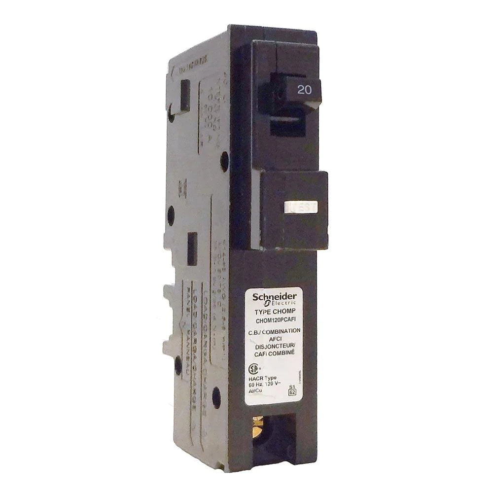 HOM120PCAFI - Square D Homeline - Arc Fault (AFCI) Circuit Breaker Plug-In - 20 Amp - 1 Pole - 120 Volt