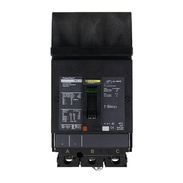 HJA261001 - Square D - Molded Case Circuit Breakers I-Line Style Plug-In - 100 Amp - 2 Pole - 600 V